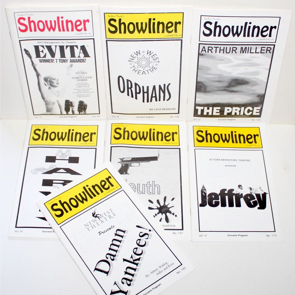 Lot 13 Vintage Southern Nevada Showliner theater program 1994 1995